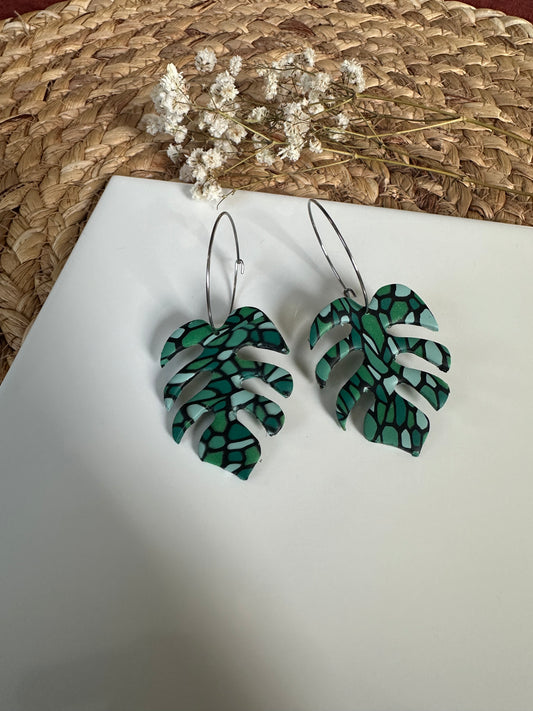 Monstera Hoops